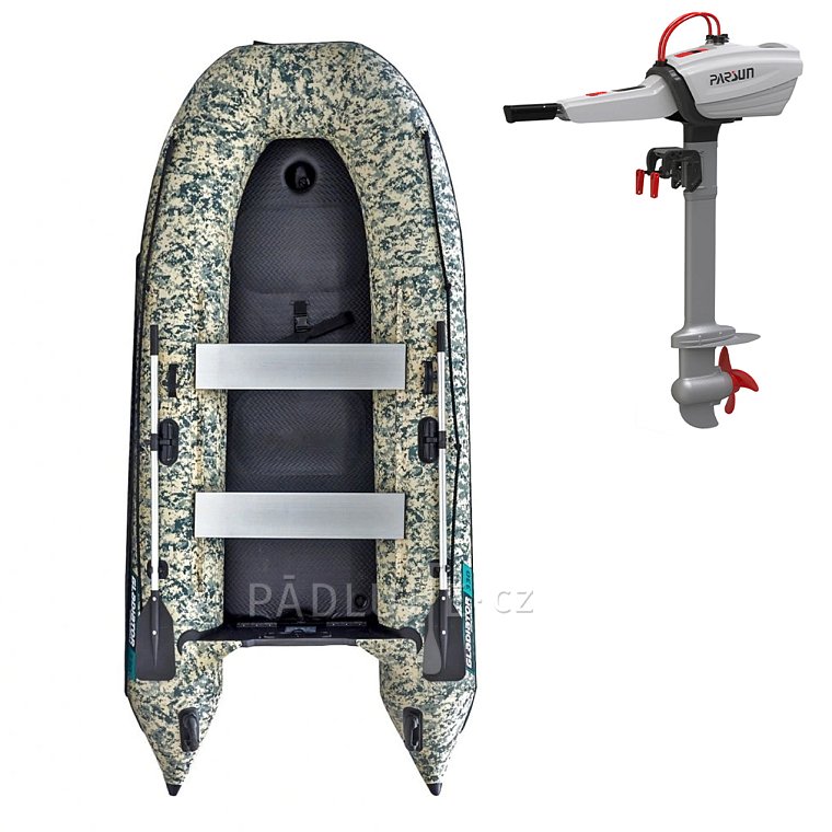 Člun GLADIATOR CLASSIC B330AD Camo - nafukovací člun s vysokotlakou podlahou
