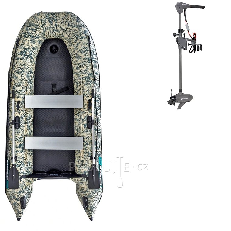 Člun GLADIATOR CLASSIC B330AD Camo - nafukovací člun s vysokotlakou podlahou