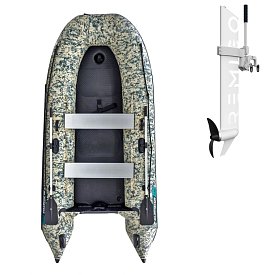 Člun GLADIATOR CLASSIC B330AD Camo - nafukovací člun s vysokotlakou podlahou