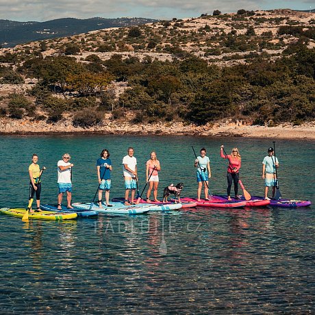 Paddleboard iBOARD 11' PURPLE PALM - nafukovací