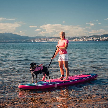 Paddleboard iBOARD 11' PURPLE PALM - nafukovací