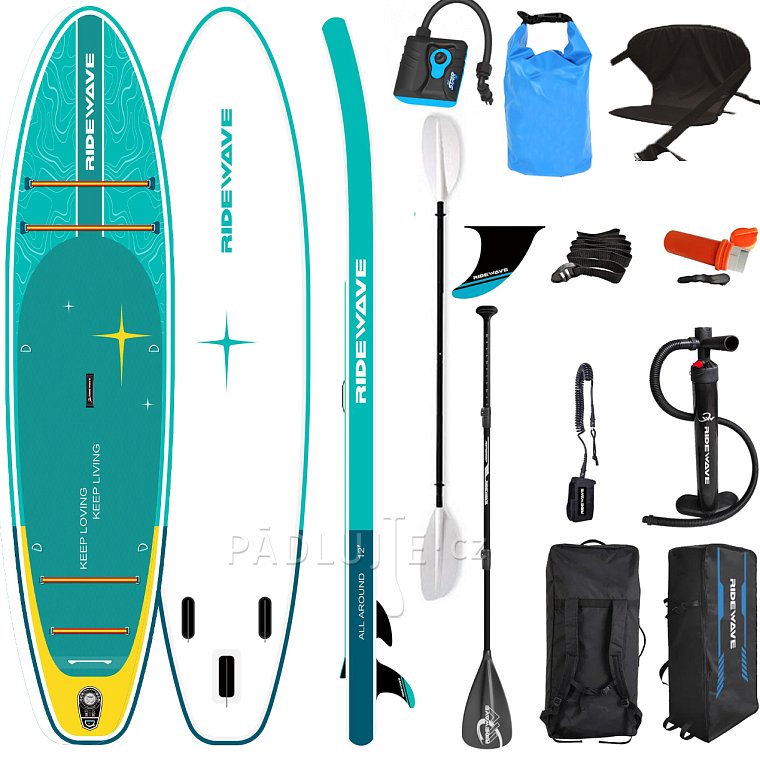 Paddleboard RIDEWAVE Romantic 12'0 - nafukovací