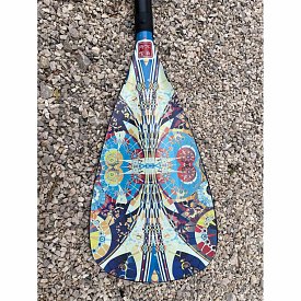 Pádlo RIDEWAVE Conquerbrace 3-dílné s karbonovým shaftem nastavitelné - pro paddleboard i kajak