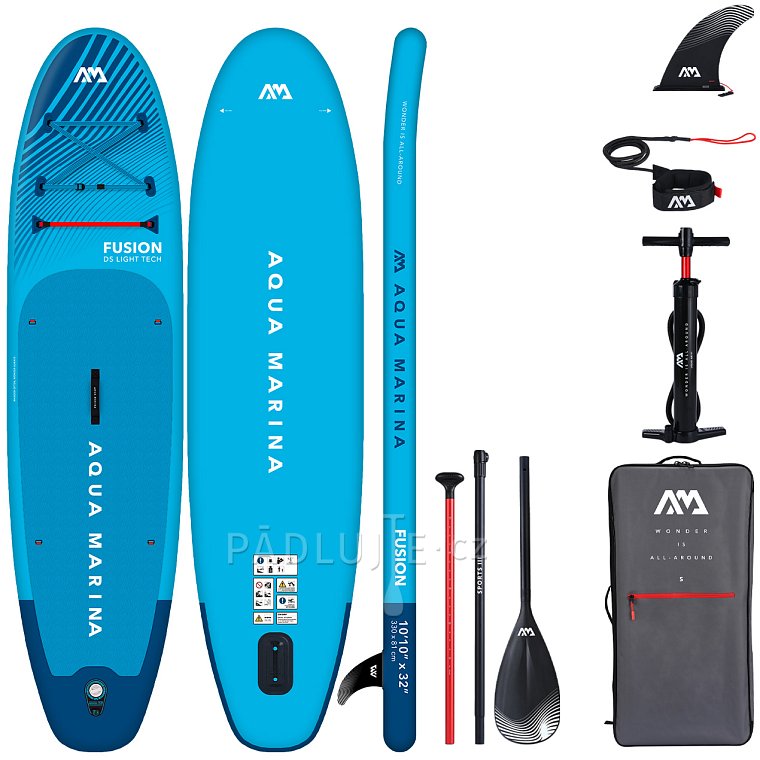 Paddleboard AQUA MARINA FUSION 10'10 BLUE - nafukovací POUŽITÉ ZBOŽÍ
