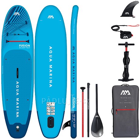 Paddleboard AQUA MARINA FUSION 10'10 BLUE - nafukovací POUŽITÉ ZBOŽÍ
