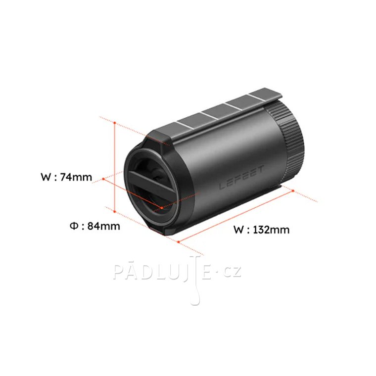 Náhradní baterie LEFEET 100 Wh battery gray