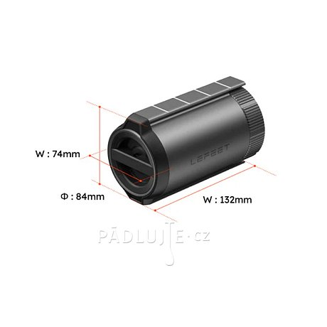 Náhradní baterie LEFEET 100 Wh battery BLACK