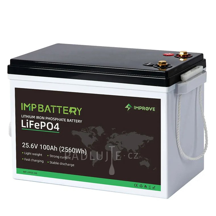Baterie IMPROVE 100Ah 25.6V  LiFePO4 Bluetoth