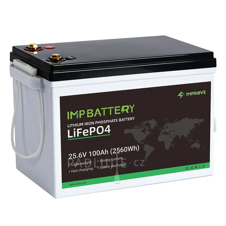 Baterie IMPROVE 100Ah 25.6V  LiFePO4 Bluetoth