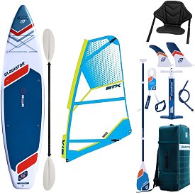 Paddleboard GLADIATOR WindSUP 11'6  2026 komplet s plachtou - nafukovací paddleboard, windsurfing i kajak