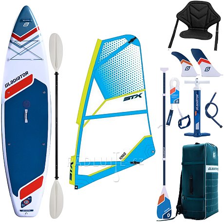 Paddleboard GLADIATOR WindSUP 11'6  2026 komplet s plachtou - nafukovací paddleboard, windsurfing i kajak