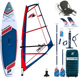 Paddleboard GLADIATOR WindSUP 11'6  2026 komplet s plachtou - nafukovací paddleboard, windsurfing i kajak