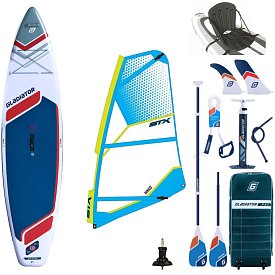 Paddleboard GLADIATOR WindSUP 11'6  2026 komplet s plachtou - nafukovací paddleboard, windsurfing i kajak