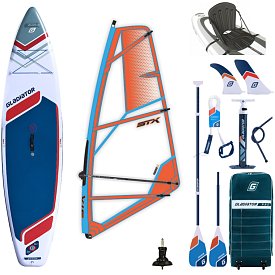 Paddleboard GLADIATOR WindSUP 11'6  2026 komplet s plachtou - nafukovací paddleboard, windsurfing i kajak