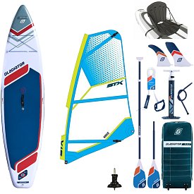 Paddleboard GLADIATOR WindSUP 11'6  2026 komplet s plachtou - nafukovací paddleboard, windsurfing i kajak