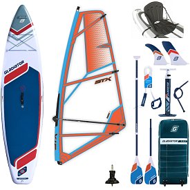 Paddleboard GLADIATOR WindSUP 11'6  2026 komplet s plachtou - nafukovací paddleboard, windsurfing i kajak