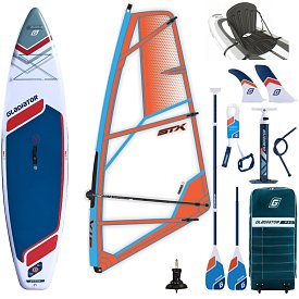 Paddleboard GLADIATOR WindSUP 11'6  2026 komplet s plachtou - nafukovací paddleboard, windsurfing i kajak