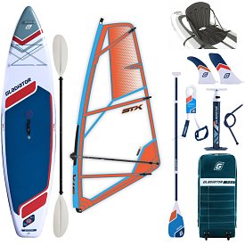 Paddleboard GLADIATOR WindSUP 11'6  2026 komplet s plachtou - nafukovací paddleboard, windsurfing i kajak