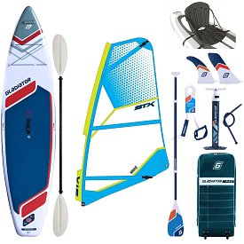 Paddleboard GLADIATOR WindSUP 11'6  2026 komplet s plachtou - nafukovací paddleboard, windsurfing i kajak