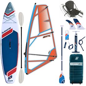 Paddleboard GLADIATOR WindSUP 11'6  2026 komplet s plachtou - nafukovací paddleboard, windsurfing i kajak