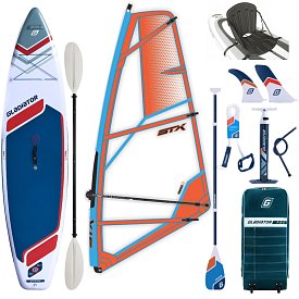 Paddleboard GLADIATOR WindSUP 11'6  2026 komplet s plachtou - nafukovací paddleboard, windsurfing i kajak