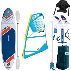 Paddleboard GLADIATOR WindSUP 10'7  2026 komplet s plachtou - nafukovací paddleboard, windsurfing i kajak
