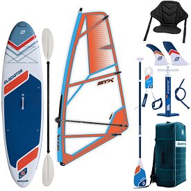 Paddleboard GLADIATOR WindSUP 10'7  2026 komplet s plachtou - nafukovací paddleboard, windsurfing i kajak