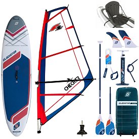 Paddleboard GLADIATOR WindSUP 10'7  2026 komplet s plachtou - nafukovací paddleboard, windsurfing i kajak