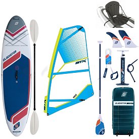 Paddleboard GLADIATOR WindSUP 10'7  2026 komplet s plachtou - nafukovací paddleboard, windsurfing i kajak