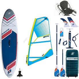Paddleboard GLADIATOR WindSUP 10'7  2026 komplet s plachtou - nafukovací paddleboard, windsurfing i kajak