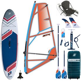 Paddleboard GLADIATOR WindSUP 10'7  2026 komplet s plachtou - nafukovací paddleboard, windsurfing i kajak