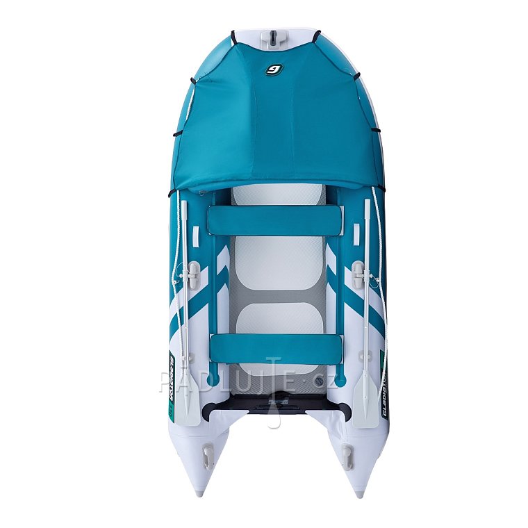 Člun GLADIATOR ACTIVE C330AD white sea green - nafukovací člun s vysokotlakou podlahou