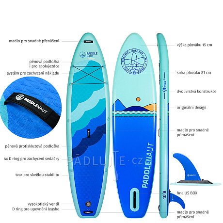 Paddleboard PADDLENAUT WAVE 10'8'' MINICOMBO 2026 - nafukovací