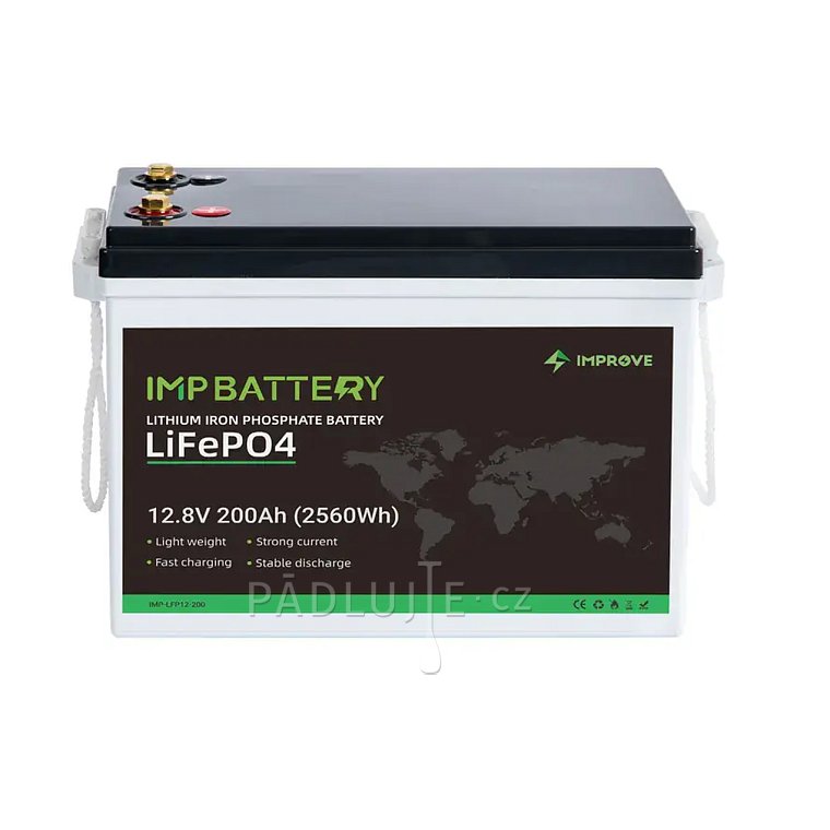 Baterie IMPROVE 200Ah 12.8V LiFePO4 Bluetooth