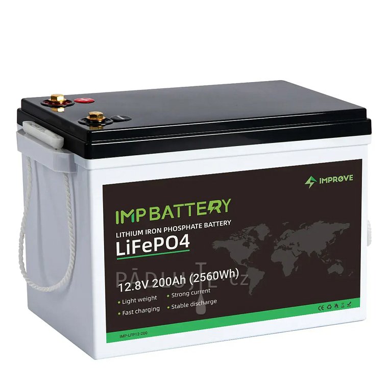 Baterie IMPROVE 200Ah 12.8V LiFePO4 Bluetooth