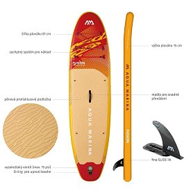 Paddleboard AQUA MARINA FUSION 10'10 2026 s elektrickou pumpou