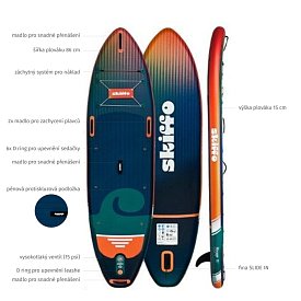 Paddleboard SKIFFO Rivage Sunset 11' COMBO - nafukovací