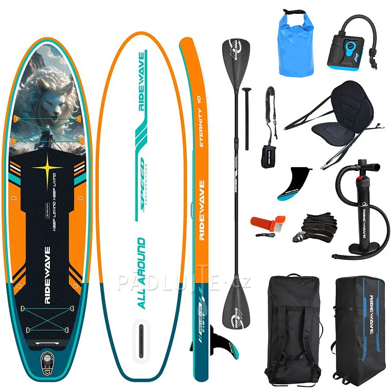 Paddleboard RIDEWAVE Stellar Yeti 10' Combo - nafukovací