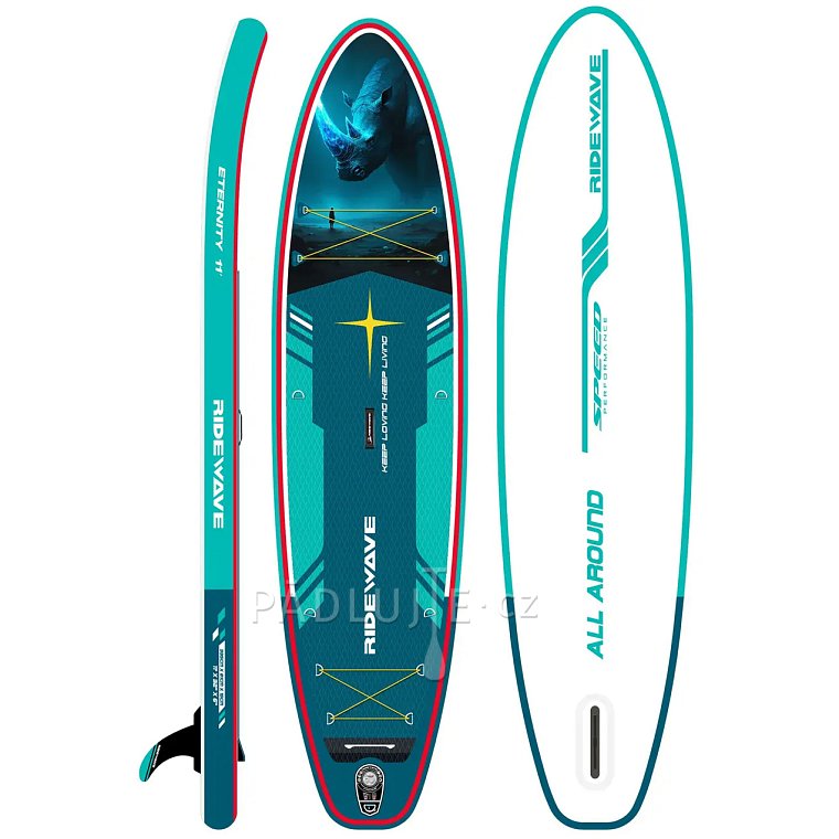 Paddleboard RIDEWAVE Abyssoul 11' Combo - nafukovací