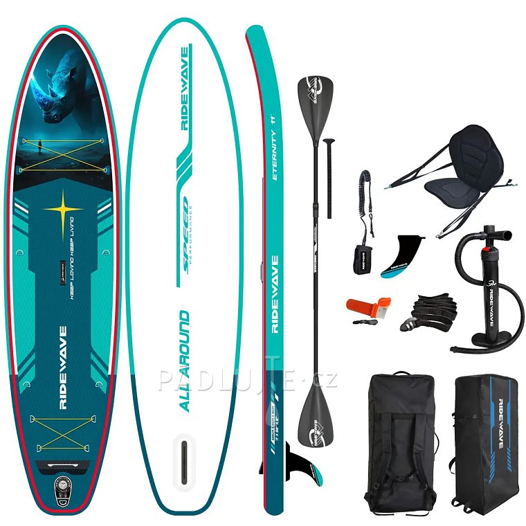 Paddleboard RIDEWAVE Abyssoul 11' Combo - nafukovací