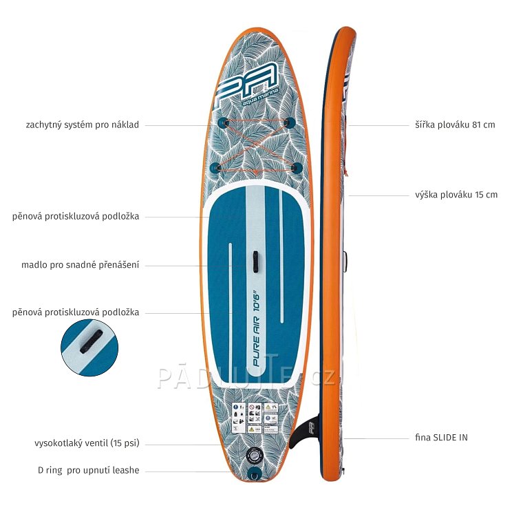 Paddleboard PURE AIR Tropic 10'6'' - nafukovací