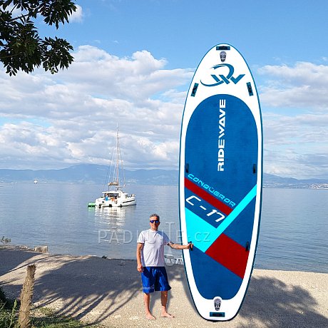 Paddleboard skupinový RIDEWAVE Conqueror C-17 - nafukovací