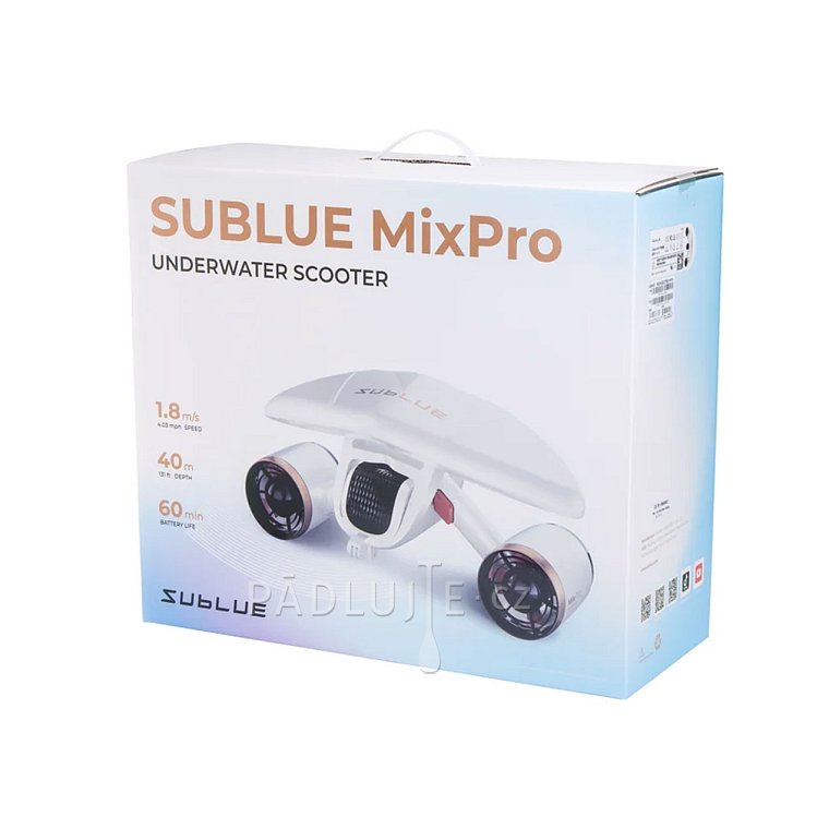 Elektrický vodní skútr SUBLUE Mix Pro White